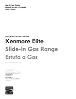 Preview for 1 page of Kenmore 790.3263 Series Use & Care Manual