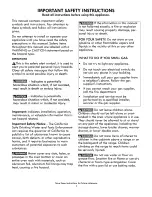 Preview for 3 page of Kenmore 790.3263 Series Use & Care Manual