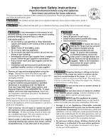 Preview for 3 page of Kenmore 790.3693 Series Use & Care Manual