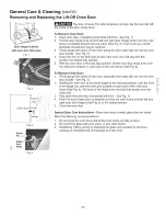 Preview for 23 page of Kenmore 790.3693 Series Use & Care Manual