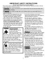 Preview for 3 page of Kenmore 790.4111 Use & Care Manual