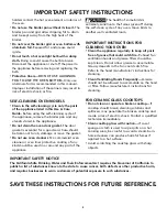 Preview for 5 page of Kenmore 790.4111 Use & Care Manual