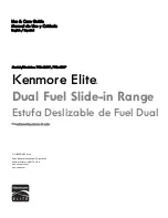 Kenmore 790.4260 Series Use & Care Manual preview