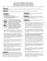 Preview for 3 page of Kenmore 790. 4637 Series Use & Care Manual