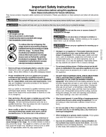 Preview for 3 page of Kenmore 790.46822 Use & Care Manual