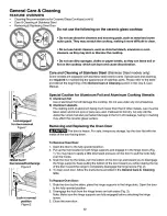 Preview for 32 page of Kenmore 790.46822 Use & Care Manual