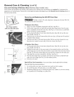 Preview for 25 page of Kenmore 790.4689 Series Use & Care Manual