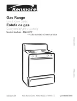 Kenmore 790.6072 Series Use & Care Manual preview