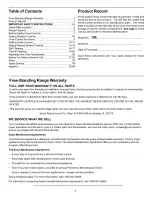 Preview for 2 page of Kenmore 790.61750 Use & Care Manual