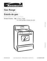 Kenmore 790.7115 Series Use & Care Manual preview