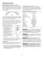 Preview for 13 page of Kenmore 790.9251 Series Use & Care Manual