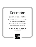 Preview for 27 page of Kenmore 790.9261 Series Use & Care Manual