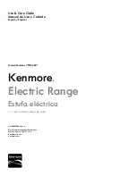 Preview for 1 page of Kenmore 790.9262 Use & Care Manual