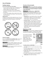 Preview for 34 page of Kenmore 790. 9270 Series Use & Care Manual