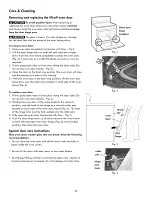 Preview for 35 page of Kenmore 790. 9270 Series Use & Care Manual