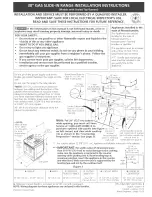 Kenmore 79036673401 Installation Instructions Manual preview