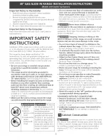 Preview for 3 page of Kenmore 79036682501 Installation Instructions Manual