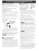 Preview for 6 page of Kenmore 79036682501 Installation Instructions Manual