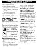 Preview for 2 page of Kenmore 79074503990 Installation Instructions Manual