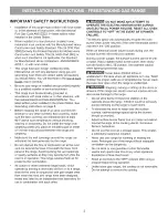 Preview for 2 page of Kenmore 79075232310 Installation Instructions Manual