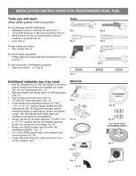 Preview for 3 page of Kenmore 79075353310 Installation Instructions Manual