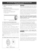 Preview for 2 page of Kenmore 79090153406 Installation Instructions