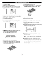 Preview for 20 page of Kenmore 795.7130 Series Use & Care Manual