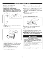 Preview for 13 page of Kenmore 795.7305 series Use & Care Manual