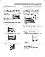 Preview for 27 page of Kenmore 795.7410 Series Use & Care Manual