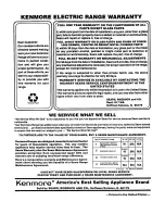 Preview for 21 page of Kenmore 911. 62041 Owner'S Manual