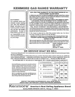 Preview for 20 page of Kenmore 9117312190 Use Use, Care, Safety Manual