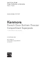 Preview for 1 page of Kenmore 970-7030 Series Use & Care Manual