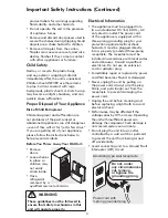 Preview for 3 page of Kenmore 970-7030 Series Use & Care Manual