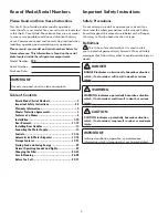 Preview for 2 page of Kenmore 970-7090 Use & Care Manual