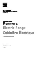 Kenmore 970C5035 Series Use & Care Manual preview