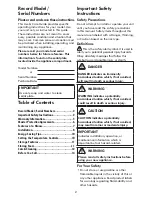 Preview for 2 page of Kenmore 970F27012 Use & Care Manual