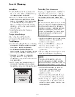 Preview for 12 page of Kenmore 970F27012 Use & Care Manual