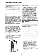 Preview for 3 page of Kenmore 970F44853 Series Use & Care Manual