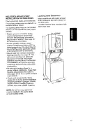 Preview for 17 page of Kenmore 9875 - 24 in. Laundry Center Owner'S Manual And Installation Instructions