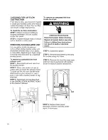 Preview for 52 page of Kenmore 9875 - 24 in. Laundry Center Owner'S Manual And Installation Instructions