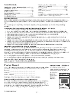 Preview for 2 page of Kenmore C970-575121 Use & Care Manual