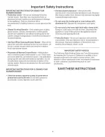 Preview for 4 page of Kenmore ELITE 790.4920 Series Use & Care Manual