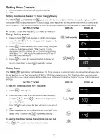 Preview for 18 page of Kenmore ELITE 790.9662 Series Use & Care Manual