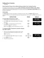 Preview for 22 page of Kenmore ELITE 790.9662 Series Use & Care Manual