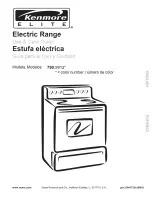 Kenmore ELITE 790.9912 Series Use & Care Manual preview