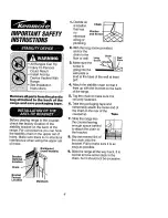 Preview for 4 page of Kenmore Kenmore 911.36655 Owner'S Manual