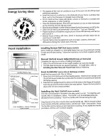 Preview for 3 page of Kenmore Kenmore Room Air Conditioners Owner'S Manual