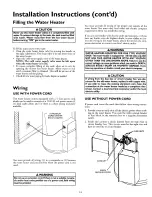 Preview for 14 page of Kenmore POWER MISER 9 153.335816 Owner'S Manual