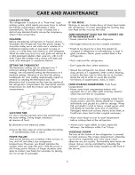 Preview for 7 page of Kenmore Refrigerator-freezer 461.62402 Use And Care Manual