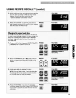 Preview for 25 page of Kenmore Sens-A-Clean 665.95822 Use & Care Manual